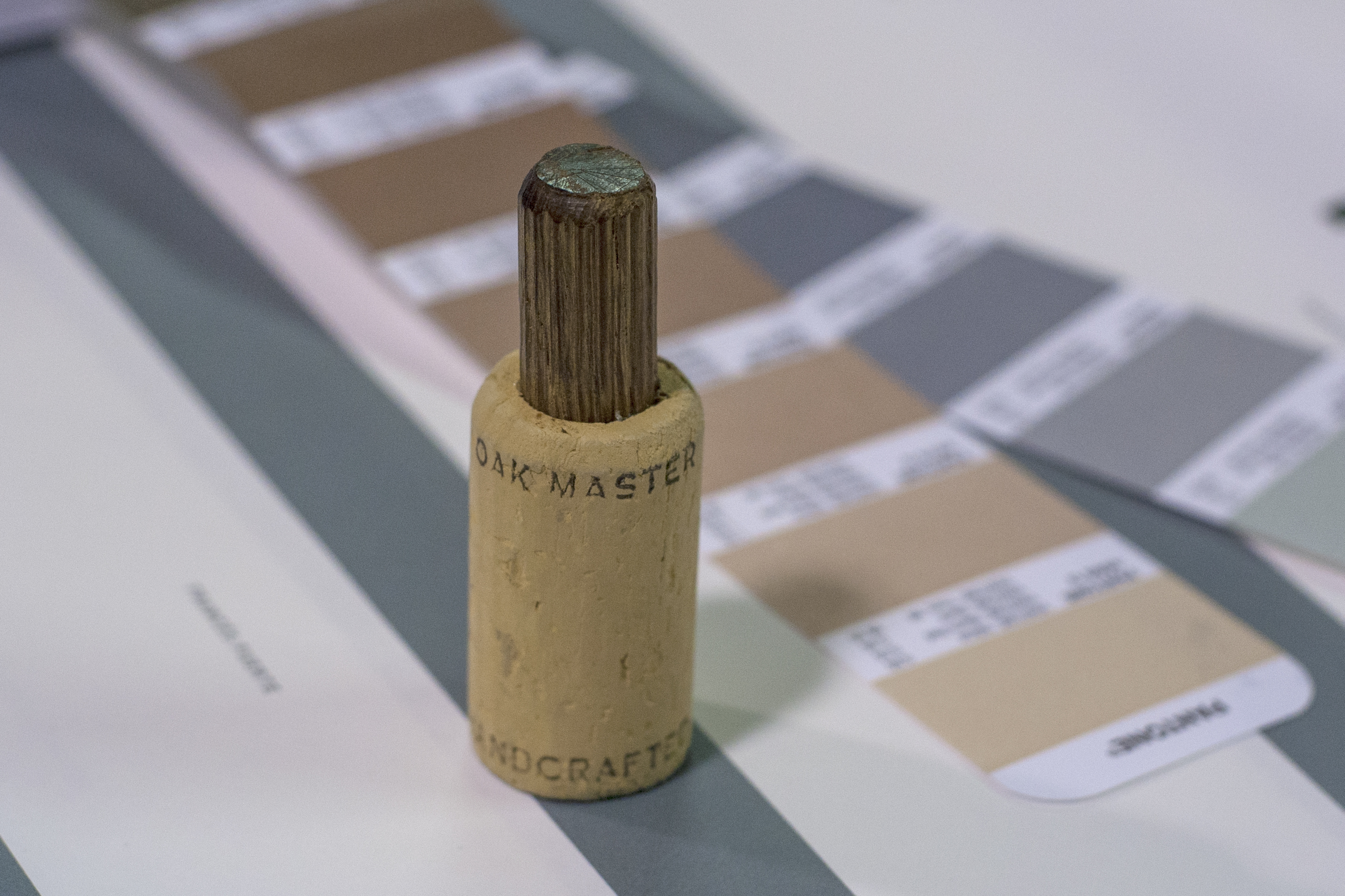 Corcho Oak Master en prueba de color para impresión