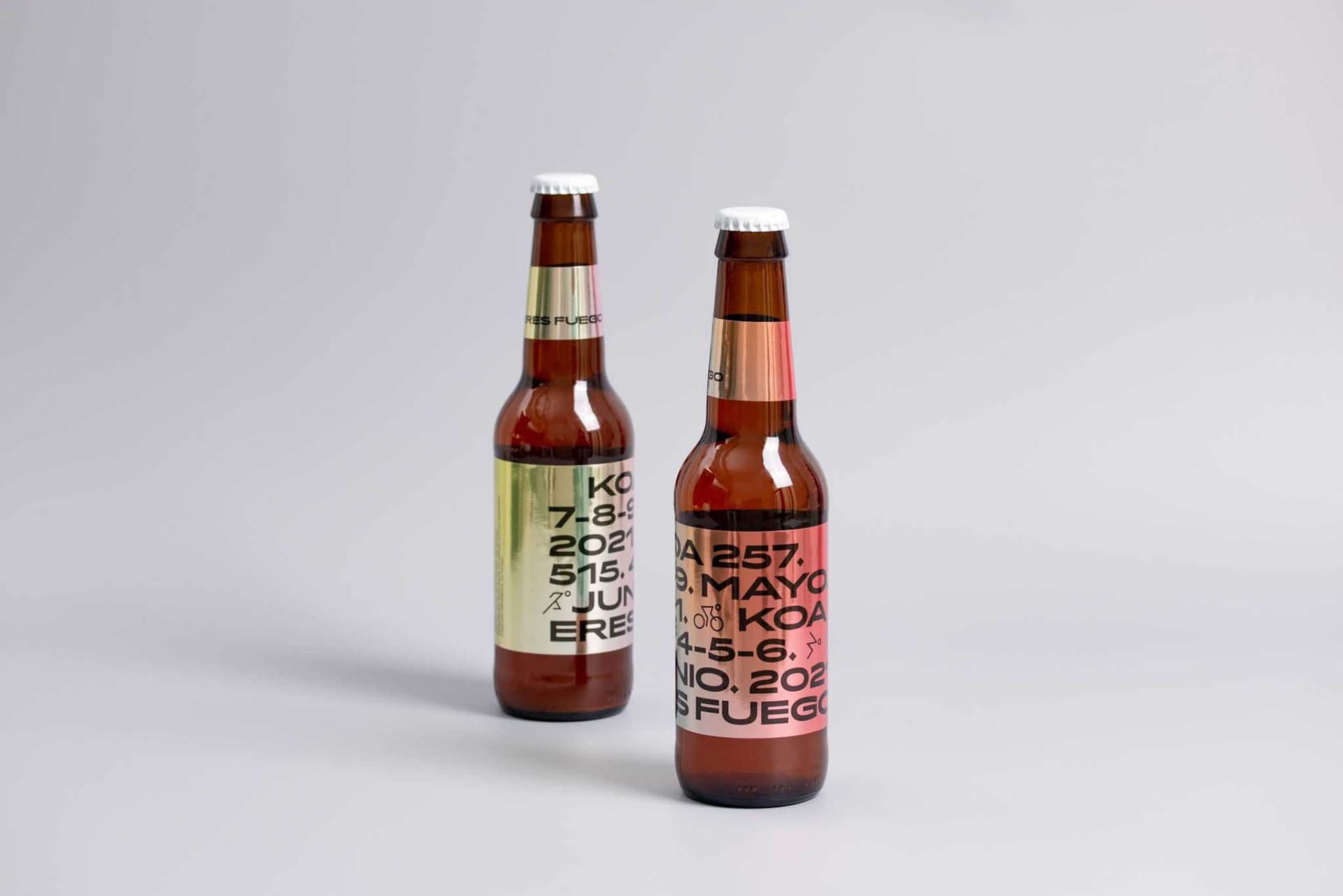 Diseño de packaging para cerveza y envase de café para KOA 2021