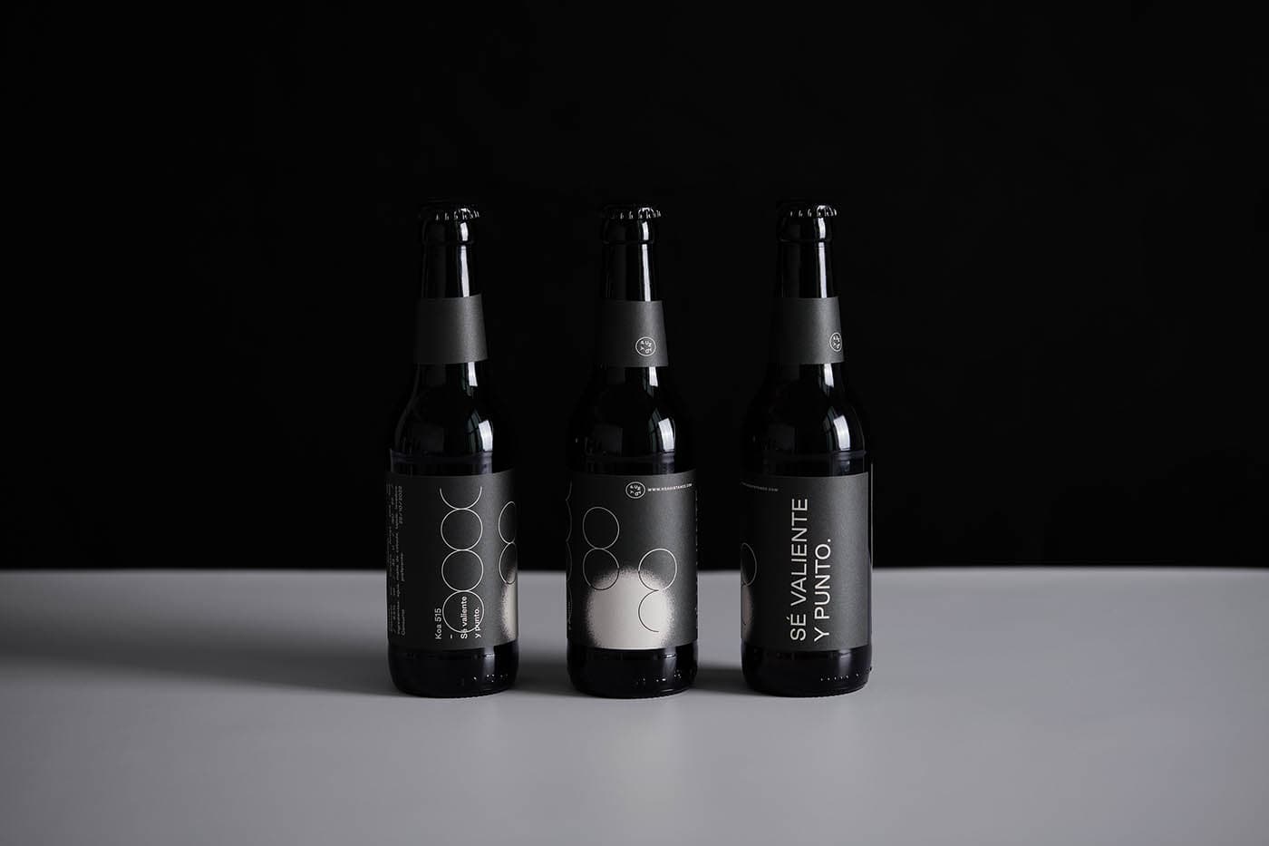 Diseño de packaging para cerveza y café de KOA 2022 se valiente y punto